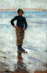 Boy On A Beach — Elizabeth Adela Stanhope Forbes