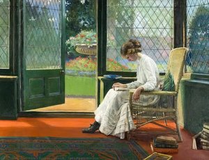 The Library Window — Albert Ranney Chewett