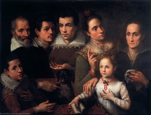 Family Portrait — Lavinia Fontana, Baroque
