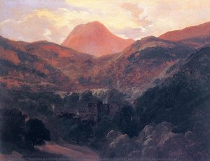 View of the Puy de Dôme and Royat