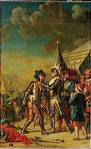 Henri Ii Donne Le Collier De L'ordre De Saint Michel Au Marechal De Tavannes, Apres Le Combat De Renty.13 Aout 1554 — Nicolas Guy Brenet