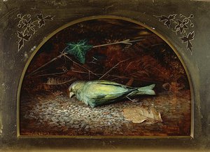 A Dead Linnet — John Atkinson Grimshaw