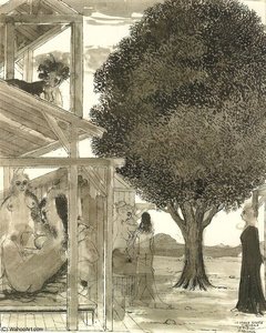 Untitled (3895) — Paul Delvaux