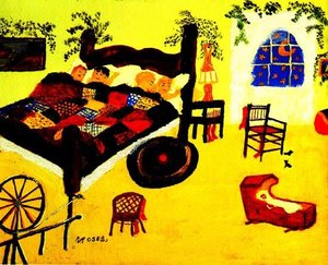 Waiting For Christmas — Grandma Moses