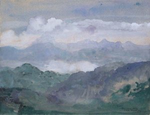 Apuan Mountains, Near Carrara — Arthur B. Davies