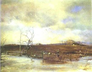 Spring. Kitchen Gardens — Aleksey Savrasov