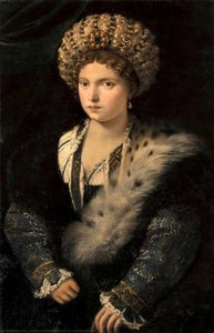 Portrait Of Isabella Dʼeste — Gustav Klimt