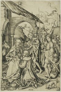 The Adoation Of The Magi — Martin Schongauer