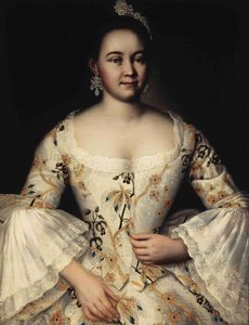 Portrait Of S.s. Yakovleva — Ivan Yakovlevich Vishnyakov, Rococo