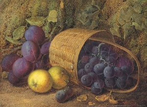 Plums And Apples With Grapes — Vincent Clare