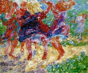 Wildly Dancing Children — Emile Nolde