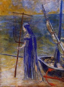 The Fisherwoman — Odilon Redon