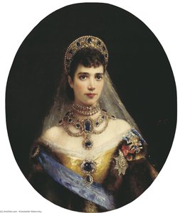 Portrait of Maria Feodorovna (Dagmar of Denmark)