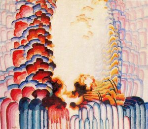 Blue Frame — František Kupka