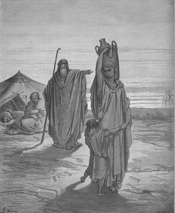 Expulsion Of Ishmael And His Mother — Paul Gustave Doré, Romantic Realism