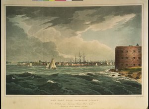New York, From Governors Island — William Guy Wall