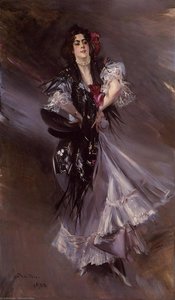 Portrait Of Anita De La Ferie - The Spanish Dancer — Giovanni Boldini
