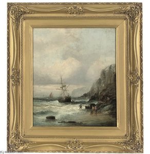 Wreck On The Yorkshire Coast — William Thornley