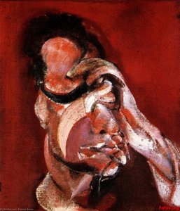 Three Studies For A Portrait Left — Francis Bacon