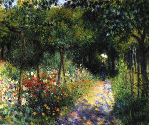 Women In A Garden — Pierre-auguste Renoir