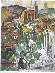 View Of Gardanne — Paul Cézanne, Post-impressionism