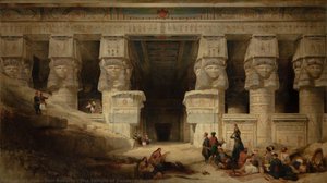 The Temple of Dendera, Upper Egypt