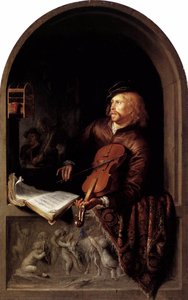 Violin Player — Gerrit Dou