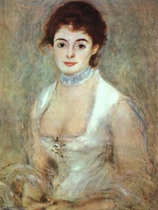 Portrait Of Madame Henriot, — Pierre-auguste Renoir, Impressionist Portrait