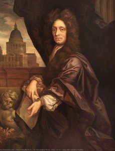 Sir Christopher Wren (1632–1723) (copy After Godfrey Kneller) — Alfred Edmund Dyer