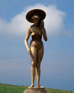 The Girl Walking Along The Seashore — Venanzo Crocetti