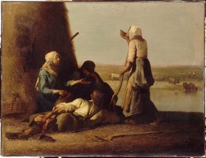 Le Repos Des Faneurs — Jean-françois Millet, Contemporary Realism