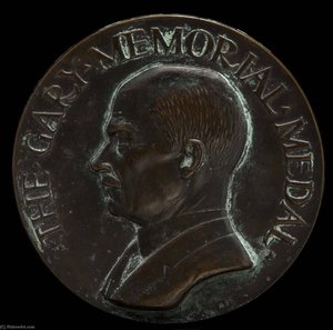 Elbert H. Gary Portrait Medal — Paul Manship