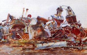 A Wrecked Sugar Refinery — John Singer Sargent