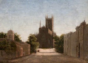 View Of The Cathedral And Mall, Downpatrick — James Glen Wilson