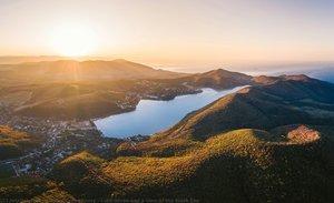 Lake Abrau And A View Of The Black Sea — Abrau-durso Winery
