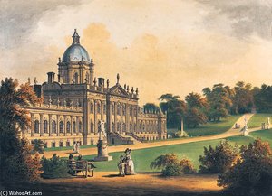 Castle Howard, Yorkshire — Francis Nicholson