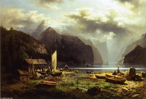 Fishing Village — Herman Herzog