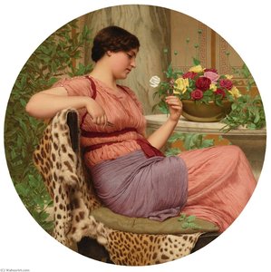 The Time Of Roses — R.b.a John William Godward