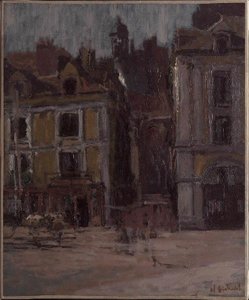 La Rue Notre Dame, Dieppe — Walter Richard Sickert