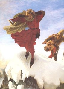Manfred On The Jungfrau — Ford Madox Brown