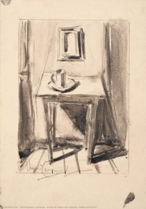 Study For Mesa Com Espelho (table And Mirror) — Iberê Camargo