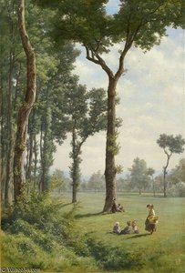 Eichwaldlichtung Clearance In An Oak Forest — Robert Zund