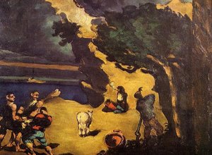 The Robbers And The Donkey — Paul Cézanne