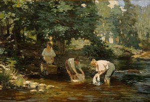 Veļas Mazgātājas — Janis Rozentāls