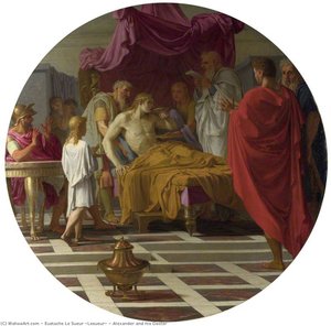 Alexander And His Doctor — Eustache Le Sueur (lesueur)
