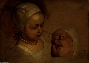 Princess Elizabeth And Princess Anne — Sir Anthony Van Dyck