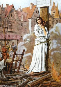 Joan Of Arc At The Stake
