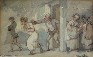 The Angry Father — Thomas Rowlandson