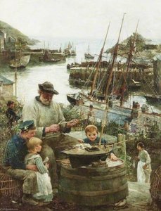 Shipmodel Maker With Harbour — John Robertson Reid