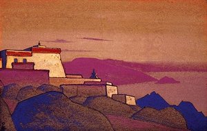 Sunset — Nicholas Roerich, Symbolism